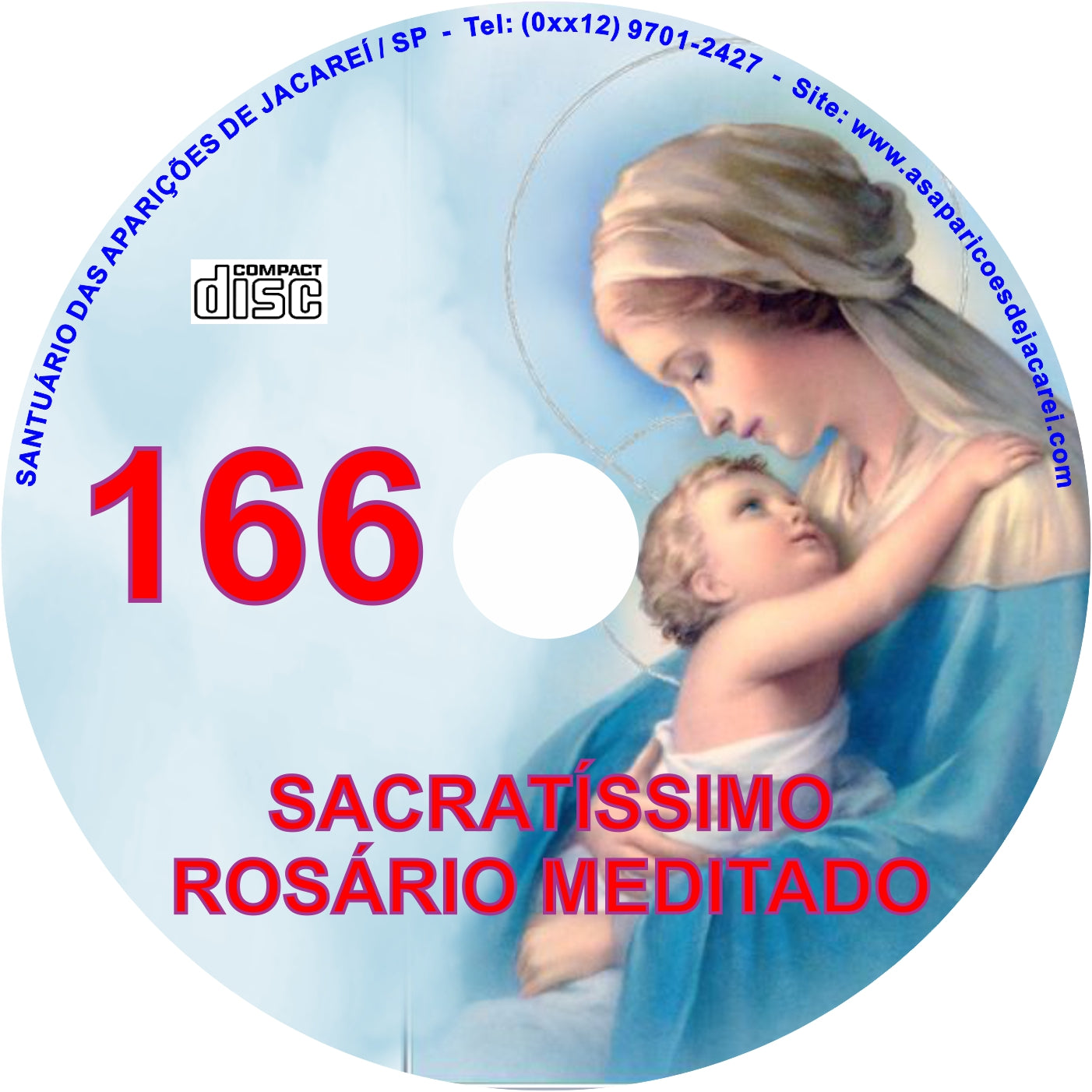 CD Rosário Meditado 166 CD Rosário Meditado 166